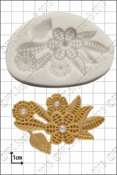 'Art Deco Flowers' Silicone Mould